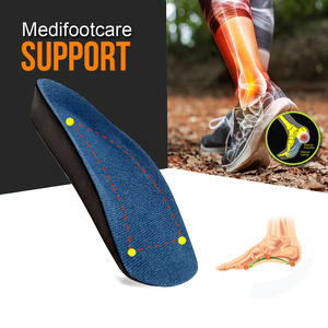 Solette Ortopediche con Cuscinetto Metatarsale in EVA, Supporto <span class=keywords><strong>per</strong></span> Arco Plantare, Cuscinetti <span class=keywords><strong>per</strong></span> Tallone 3/4 <span class=keywords><strong>per</strong></span> Sollievo da Fascite Plantare e Correzione Piedi Piatti - Product Image 5