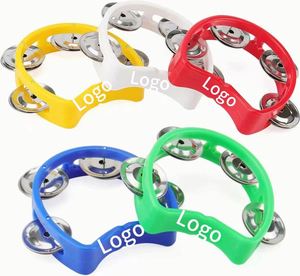 Instruments de percussion portatifs personnalisés avec logo, cloches demi-lune, équipement de cheering pour fêtes et activités scolaires - Product Image 1