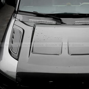 Decoración Exterior automotriz para coche, capó de fibra de carbono seco, rejillas de ventilación, accesorios de coche para <span class=keywords><strong>Land</strong></span> <span class=keywords><strong>Rover</strong></span> <span class=keywords><strong>Defender</strong></span> 2020 - Product Image 6