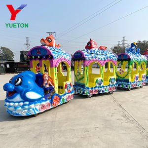 Parc à thème à <span class=keywords><strong>prix</strong></span> réduit Train électrique pour enfants centre commercial intérieur attraction enfants manèges champ de foire océan enfants mini train sans rail - Product Image 2