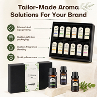 Huile parfumée 10 ml, flacon individuel ou coffret cadeau, logo personnalisé, plusieurs senteurs pour la maison, l'aromathérapie, les bougies, la fabrication de savons, huile essentielle