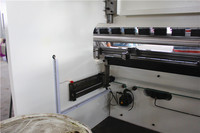Machine de pliage de barres de torsion entièrement automatique 160T 2500mm WC67K NC pour tôles d'aluminium, contrôleur Delem DA52, haute productivité