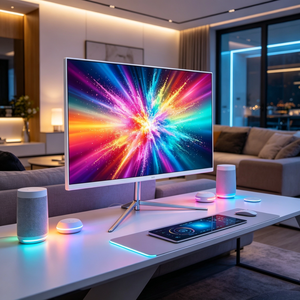 <span class=keywords><strong>Ordinateur</strong></span> de bureau tout-en-un i3 i5 i7 i9, écran 23,8 pouces, pour la maison et le bureau - Product Image 1