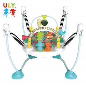 Chaise rebondissante musicale multifonctionnelle en plastique pour <span class=keywords><strong>bébé</strong></span>, avec rotation à 360 degrés, construction en métal et en tissu - Product Image 2