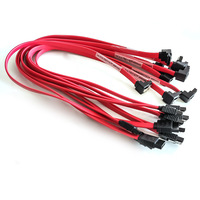 Cable de Datos SATA de 90 Grados con Revestimiento de PVC, Recto a Derecho, para Uso en Computadoras
