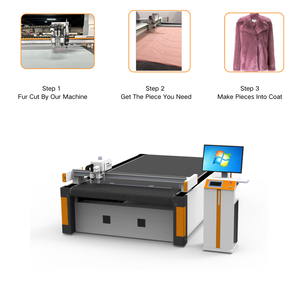 Kumaş bez 2516 tekstil kesme makinesi giysi için DK CNC dijital masaüstü kesici kesme makinesi - Product Image 4