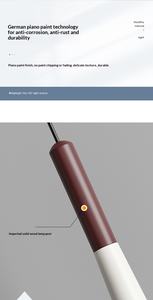 Tasarım ve Dekorasyon Restoran Aydınlatması Sarkıt Lamba Makaron Sanatı Geyik Boynuzu 3 Başlı Demir Modern Çalışma Odası Yatak Odası Sarkıt Lambası - Product Image 6