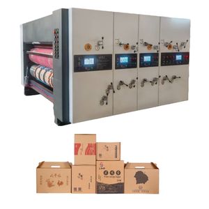 Machine à découper et à imprimer flexo 4 couleurs pour carton ondulé - Product Image 1