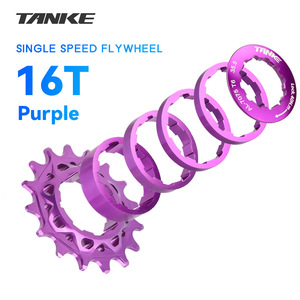 TANKE 18T <span class=keywords><strong>Roue</strong></span> <span class=keywords><strong>libre</strong></span> à vitesse unique <span class=keywords><strong>en</strong></span> aluminium, disponible <span class=keywords><strong>en</strong></span> 4 couleurs, accessoires de vélo - Product Image 2