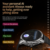 Jam Tangan Pintar 2026 H100 4G untuk Unisex, Asisten AI, Kartu SIM, Memori 32GB dengan Kamera untuk Mengambil Gambar dan Video, Layar AMOLED, Panggilan BT