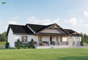 Villa préfabriquée de luxe avec garage à montage rapide Structure extérieure en acier Salon pour atelier Carport Design industriel - Product Image 4