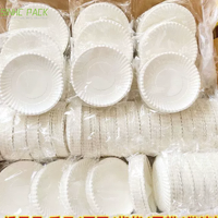 Assiette en papier de haute qualité Maître Impression offset Assiettes et gobelets en papier personnalisés Assiettes en papier à coque jetable