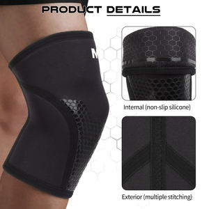 MKAS-Rodilleras antideslizantes de neopreno para levantamiento de pesas, soporte de protección de rodilla, resistente, 7mm - Product Image 3