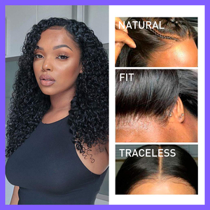 วิกผมลูกไม้สีสเปรย์กันน้ำด้านหน้าสำหรับวิกผมฉลากส่วนตัว - Product Image 5