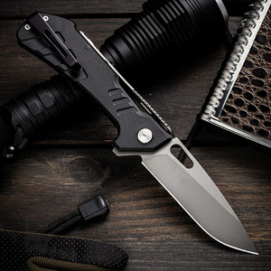 Couteau de poche personnalisable BK 830BKSSLS HK OEM DIY, manche G10, lame pliante en acier inoxydable ultra-affûtée, camping, 20,8 cm, FB145 1 - Product Image 5