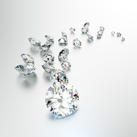 Souper Blanc D Couleur Lâche Moissanite 1CT GRA Certificat Rond 1-10mm Moissanite Lab Grown Diamond Prix Par Carat