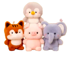 Boneka Mainan Plushie Dekorasi Meja Lucu Teman Belajar Hadiah Ulang Tahun Isi Kapas PP Bahan Plastik Grosir - Product Image 1