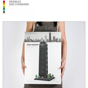 OEM Wholesale <b>Plastic</b> John Hancock Center Chicago America Building <b>Blocks</b> Set Famous Architecture Model Bricks Toy 1:1 Scale for - Product Image 3