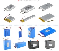 Batterie de cellule de poche 503035 Lifepo4 2s 300mAh 6.4v Li Ion Batterie