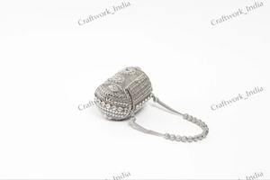 กระเป๋าโลหะทำมือสไตล์อินเดียสุดหรู  กระเป๋าออกงานกลางคืนลายชาติพันธุ์  มีจำหน่ายในราคาที่เหมาะสม - Product Image 2