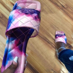 LSW – sandales bling-bling à bout ouvert pour femmes et dames, jolies pantoufles à ceinture croisée, été Offre Spéciale - Product Image 6