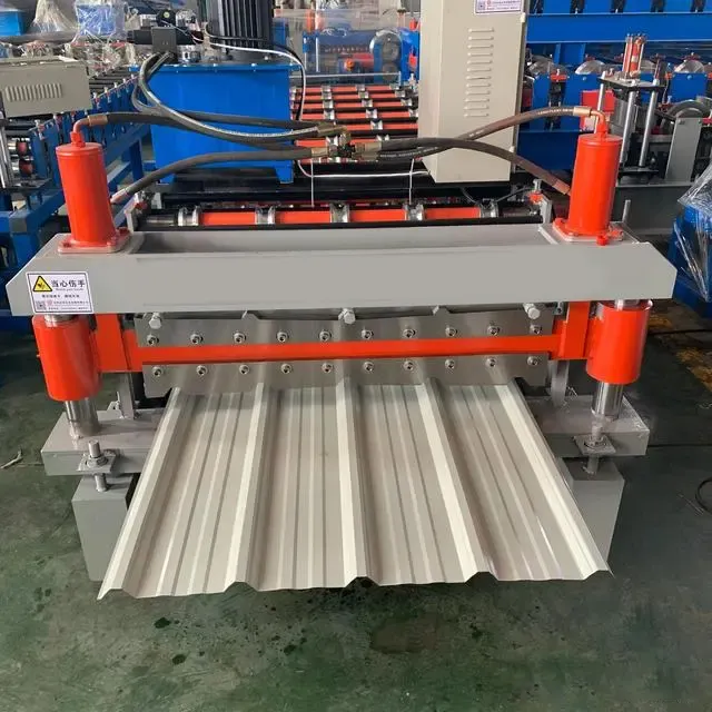 Automatic Zinc Corrugated Metal Roof Tile Forming Press Ridge Making Sheet Roofing Panel Iron Machine For Roof Sheet Making Tile