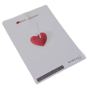 Vela en forma de corazón con tarjeta de mensaje oculto para parejas, regalo para ocasiones especiales - Product Image 5