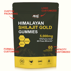 Gommose Vegane Pure di Shilajit dell'Himalaya Oro, Spedizione Veloce, Integratore Alimentare di Alta Qualità, Gommose di Resina di Shilajit da 5000mg di Forza - Product Image 2