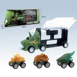 Freilauf LKW Modell Hai & Nashorn & Dinosaurier gemischte Kunststoff Spielzeug LKW