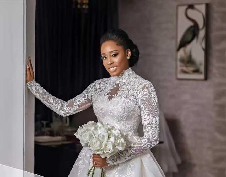 NDB10854 Wedding Dress Bridal Dress Lace Long Sleeves Stand Neck Detachable  Fishtail Trail Two Piece Set Retro Lace Embroidery| Alibaba.com