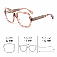 Montures de lunettes optiques rétro en acétate faites à la main, verres anti-lumière bleue, logo personnalisé, lunettes vintage unisexes pour adultes, étui à lunettes