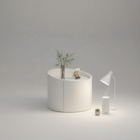 Table de chevet miniature haut de gamme, luxueuse, moderne, entièrement en bois, écologique, durable, avec 1 tiroir, pour la maison, la chambre, l'hôtel, le salon