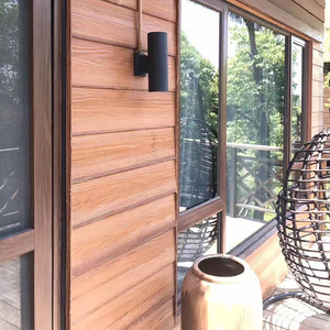 モダンな8mm耐火性木目セメント繊維サイディングボード (別荘の外壁用) - Product Image 3