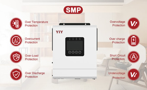 3,6kW 5kW 6kW Off-Grid Hybride Solar <span class=keywords><strong>Inverter</strong></span> met MPPT 48Vdc naar 220/230Vac Zuivere Sinusgolf Power Solar <span class=keywords><strong>Inverter</strong></span> 6,2kW voor Thuisgebruik - Product Image 3