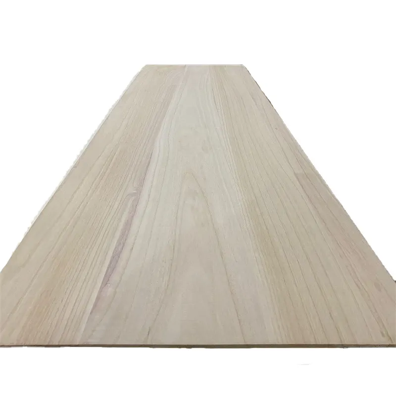 Prezzo competitivo a grado Paulownia pineta giunti bordo laminazione bordo incollato pannelli legno massiccio pioppo tavole