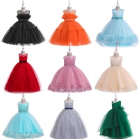Robe de demoiselle d'honneur en mélange polyester-coton coupe droite, robe d'été tendance pour filles, vente en gros, manches courtes