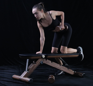 Banco de Ejercicio Ajustable de Madera de Lujo y Estético para Equipo de Gimnasio en Casa, Estudio, Hotel, Venta Directa de Fábrica - Product Image 3
