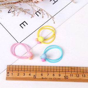 Hair Ties Candy Colors High Elasticity Gentle On Hair For Child Casual Use - Product Image 3