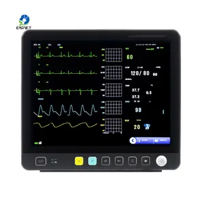 EUR PET 공장 공급 15 인치 화면 수의사 모니터 수의사 분석 장치 수의사 6 매개 변수 생체 신호 모니터