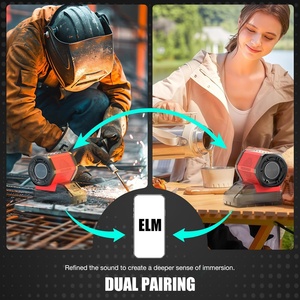 <span class=keywords><strong>Altavoz</strong></span> Bluetooth Portátil Compatible con Baterías Milwaukee de 18V con Carga USB-A/C para Trabajo, Campamentos y Fiestas - Product Image 4