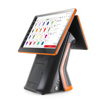 Usine de haute qualité tout-en-un avec imprimante, tablette de système de point de vente tactile à écran unique ou double