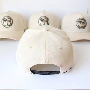 Venta al por mayor personalizado BSCI diseño bordado Logo 5 Panel deporte hombres mujeres sombrero, OEM Beige acrílico Gorras, gorra de béisbol de alta calidad - Product Image 4