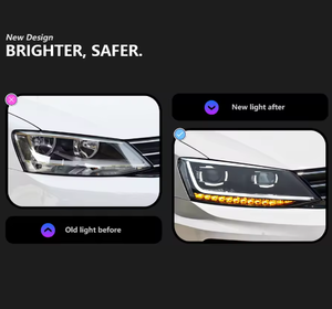 หลอดไฟ LED AURON สำหรับไฟต่ำ รุ่นปรับปรุง/อัพเกรดใหม่ 12V 36W 6000 ลูเมน 6000K สำหรับไฟหน้ารถยนต์ VW Jetta MK6 ปี 2012-2018 - Product Image 2