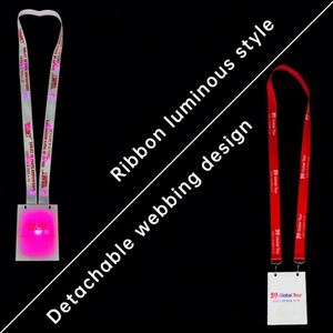 Bulk LED Chest Badges - OEM/ODM Plastic Light-Up Lanyard for Corporate Parties & Promotional <b>Gifts</b> - Product Image 4