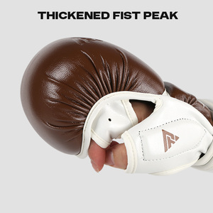 Guantes de MMA Profesionales de Microfibra con Cierre de Gancho y Bucle, Absorción de Humedad, para Entrenamiento de Boxeo, Suministro de Fábrica - Product Image 3