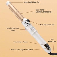 Fer à friser électrique PTC pour les cheveux à usage domestique