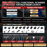 Nuevo Escáner de Códigos OBD2 LAUNCH X431 PRO3S+ V5.0 Elite, Lector de Códigos con Control Bidireccional para Autos y Camiones, Herramientas de Diagnóstico
