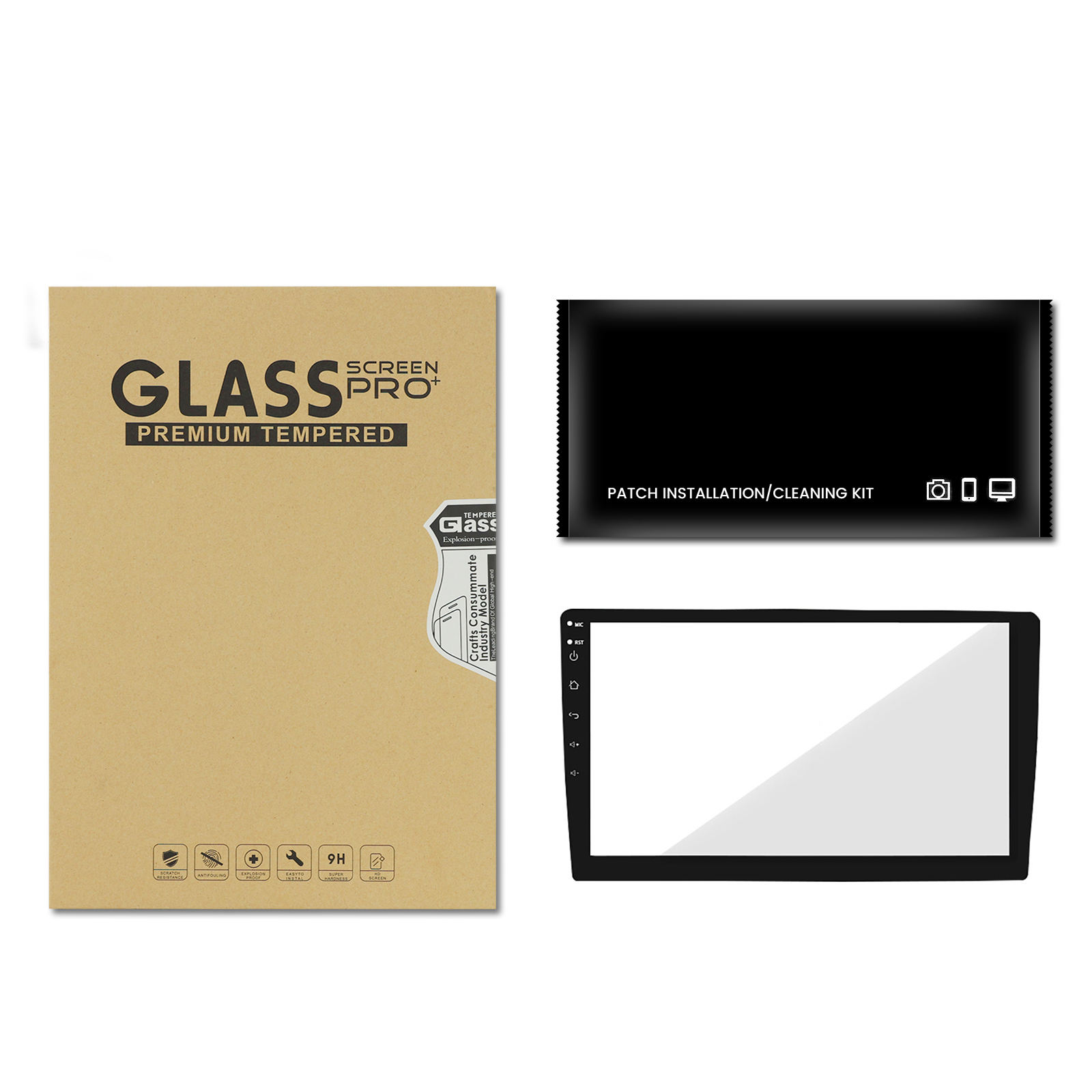 9 pouces avec bord noir