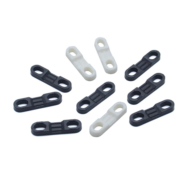 16mm Center Distance Slotted Concave Cable Holder Clips Electric Wire Cable Clamp with Screw Hole Plastic Cable Management Tool