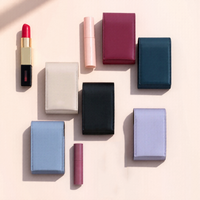 Mini pochette cosmétique de voyage pour rouge à lèvres avec miroir personnalisée